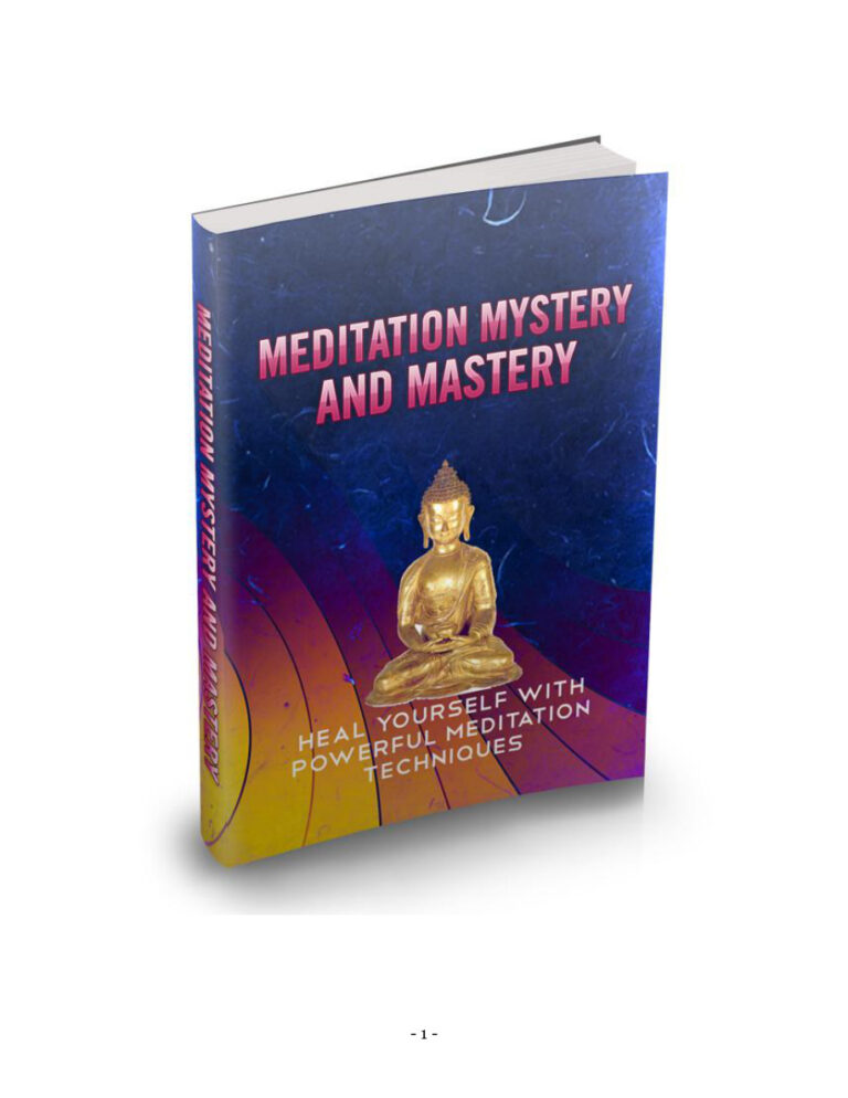 Meditation Mystery and Mastery PDF Download – Unknown Author