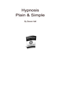 688344cfe6964 hypnosis plain and simple by steven hall Kitap Kapağı