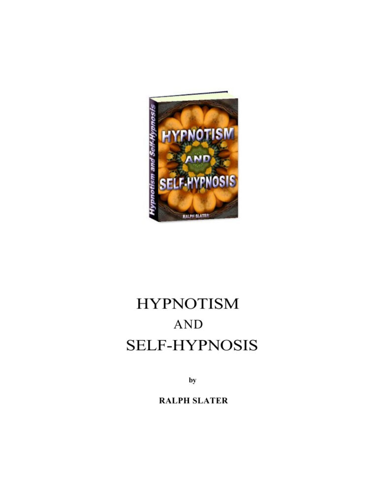 Hypnotism and Self-Hypnosis PDF Download – Unknown Author