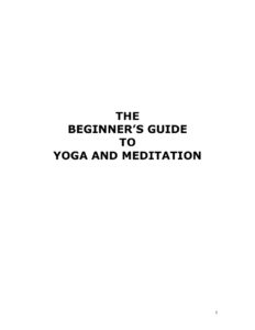 68838c71ce04e beginners guide to yoga meditation Kitap Kapağı