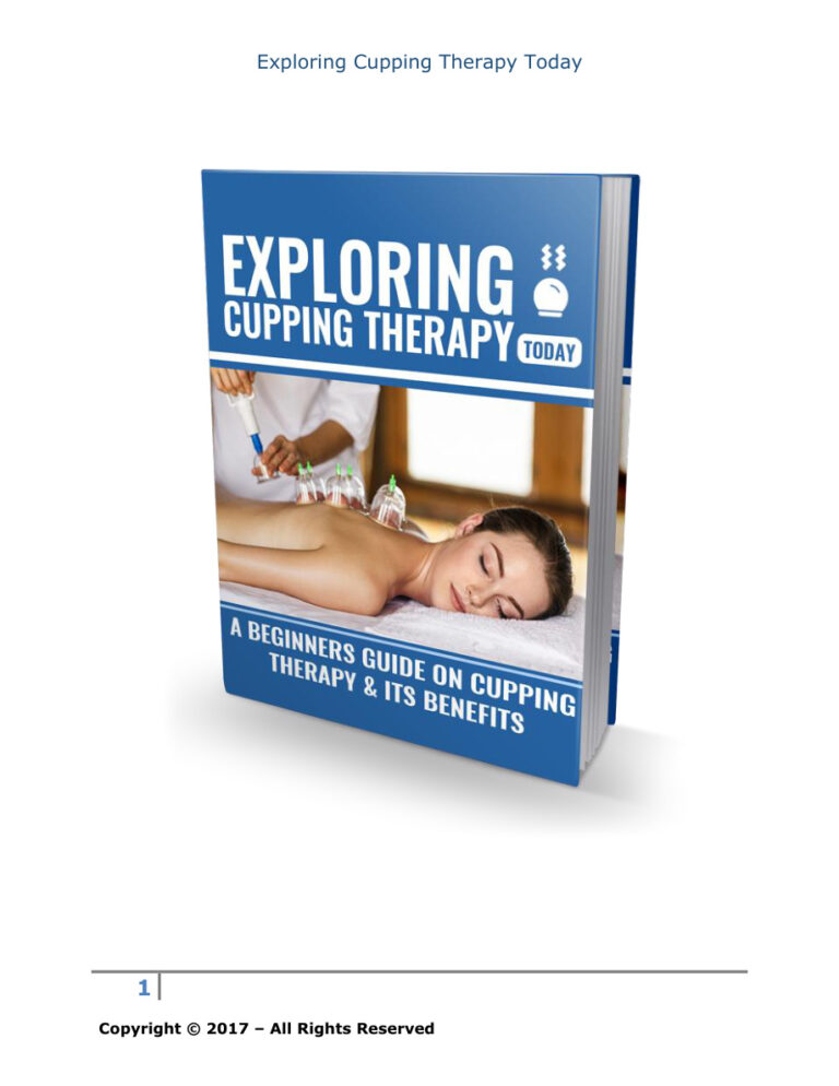 Exploring Cupping Therapy Today PDF Download – Unknown Author