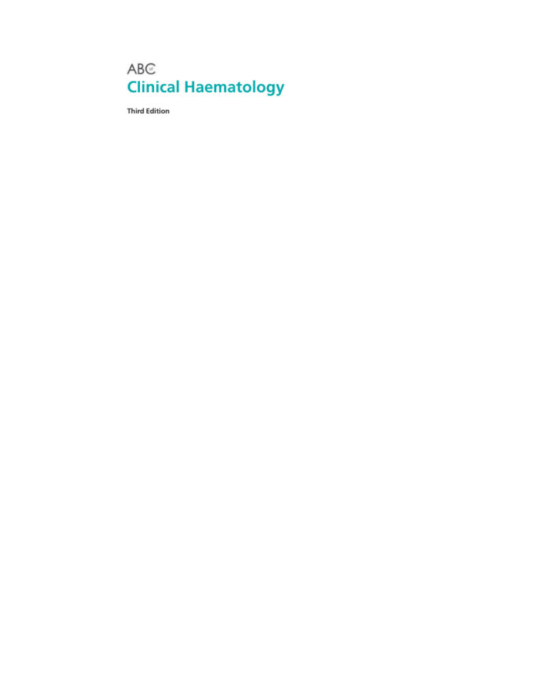 ABC of Clinical Haematology PDF Download – Drew Provan
