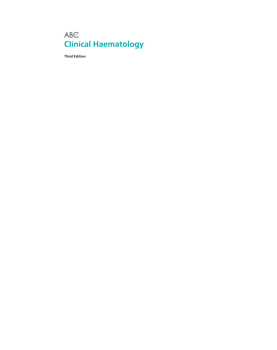 ABC of Clinical Haematology PDF Download
