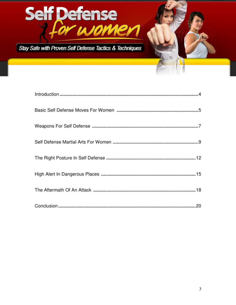 Self Defense for Women PDF Download – Unknown Author