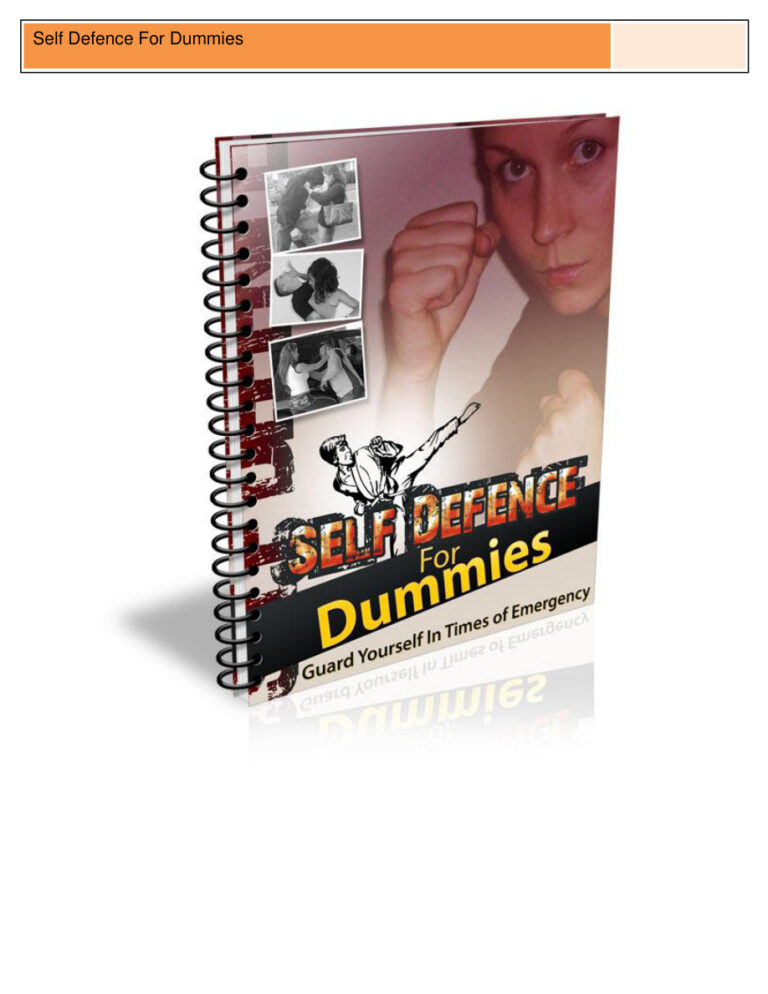 Self Defense for Dummies PDF Download – Unknown Author