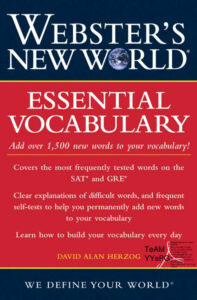 688506b030983 webster s new world essential vocabulary Kitap Kapağı