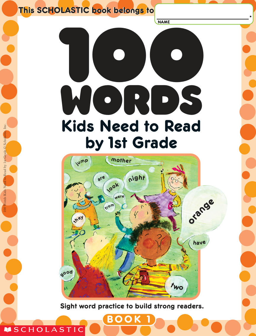 100 Words Kids Need to Read by 1st Grade PDF Download