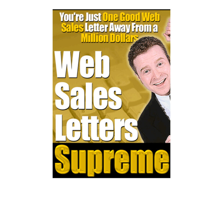 Web Sales Letter Supreme PDF Download – Unknown Author