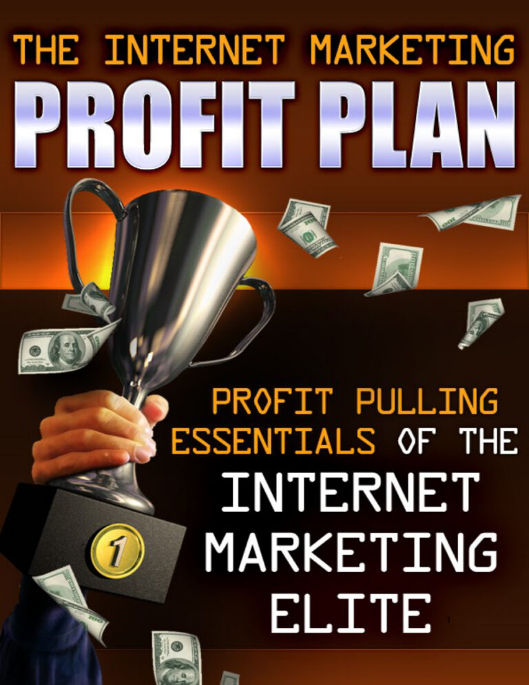The Internet Marketing Profit Plan PDF Download – Unknown Author