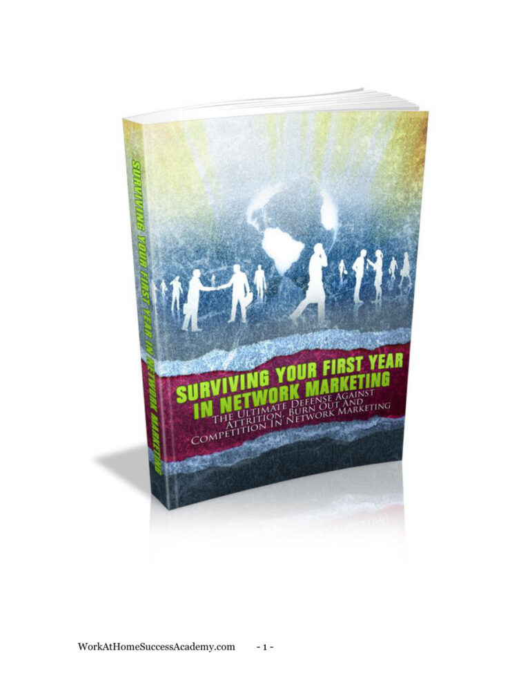 Surviving Your First Year in Network Marketing PDF Download – Unknown Author