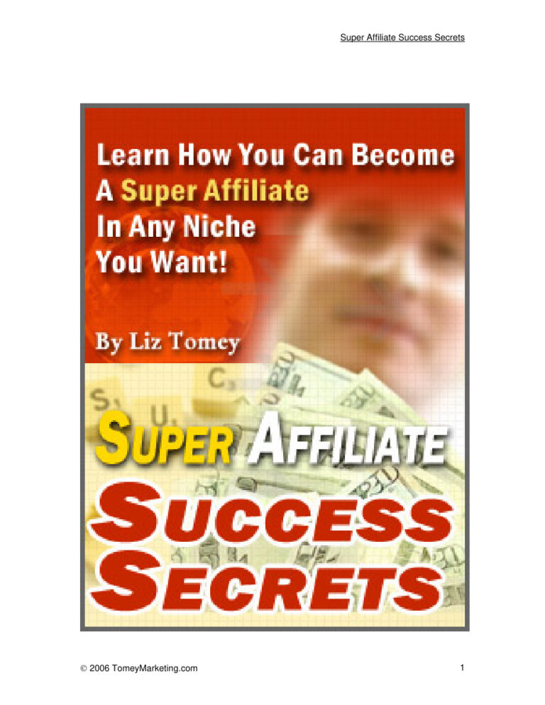 Super Affiliate Success Secrets PDF Download – Unknown Author