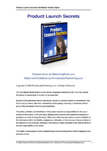 68899cadd6ac7 product launch secrets how to successfully lunch your product online Kitap Kapağı