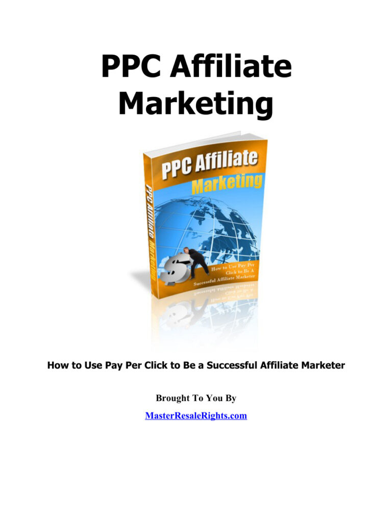 PPC Affiliate Marketing PDF Download – Unknown Author
