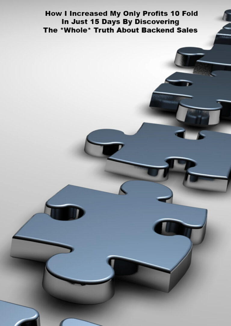 The Truth About Backend Sales PDF Download – Unknown Author