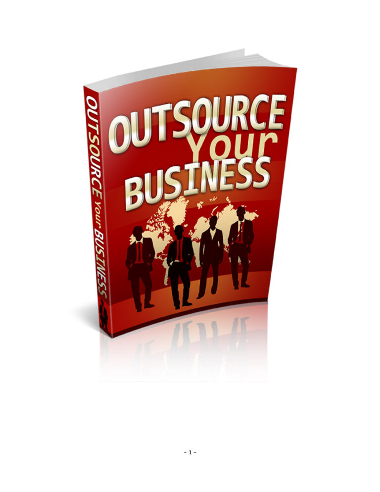 Outsource Your Business PDF Download – Unknown Author