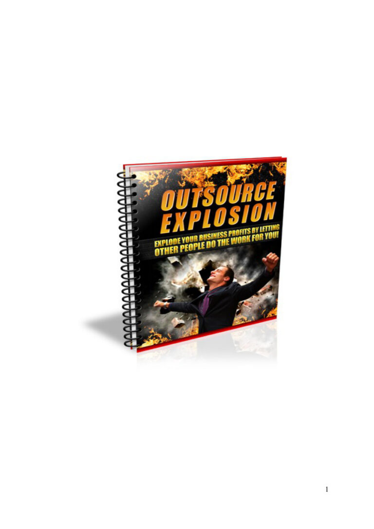 Outsource Explosion PDF Download – Unknown Author