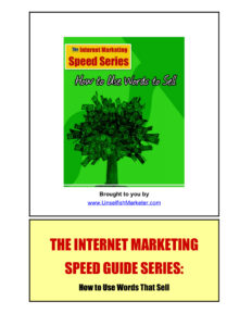 688b54354e40a the internet marketing speed guide series how to use words that sell Kitap Kapağı