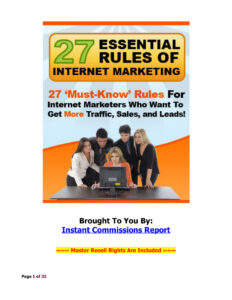 688b890803a92 27 essential rules of internet marketing Kitap Kapağı