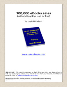 688b8d8352c31 100 000 ebooks sales just by letting it be read for free by hugh mcfarland Kitap Kapağı