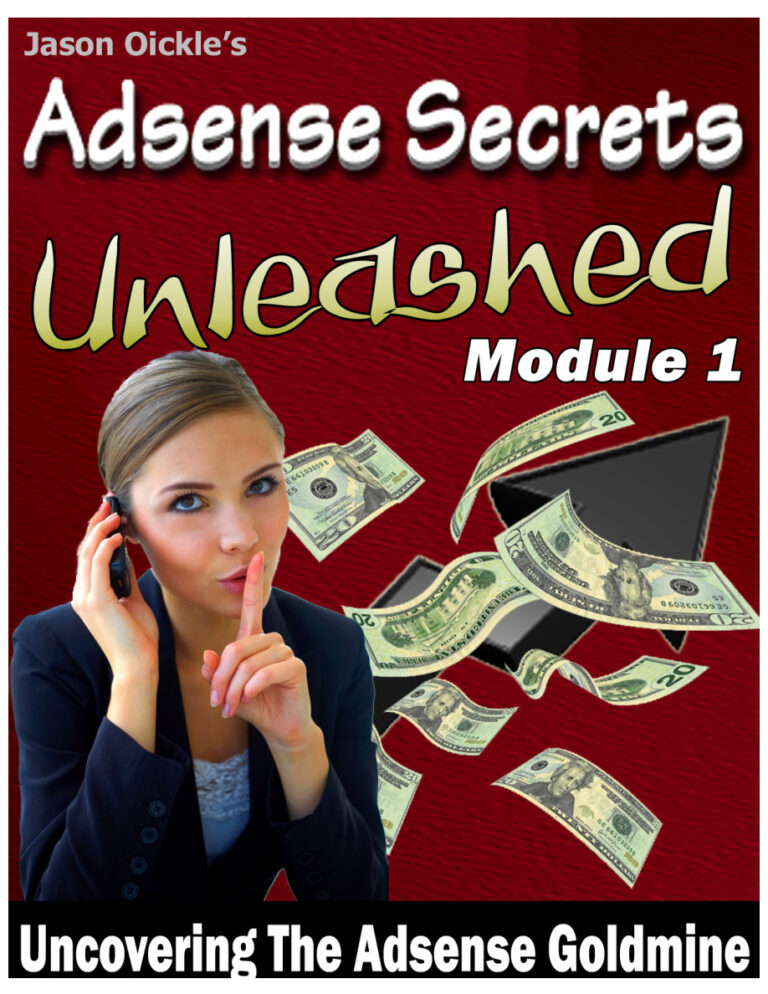 Adsense Secrets Unleashed PDF Download – Jason Oickle