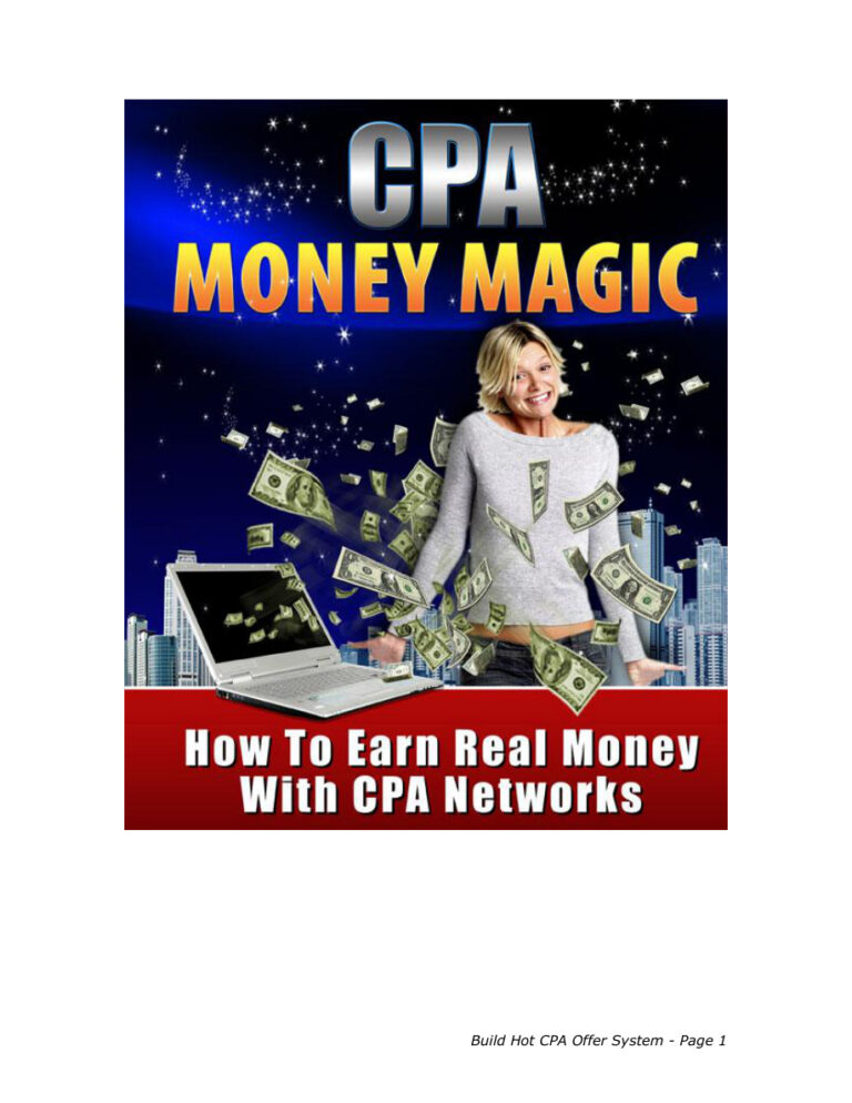 Build a System That Dominates Hot CPA Network Offers PDF Download – Unknown Author