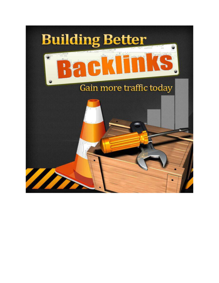 Building Better Backlinks PDF Download – Unknown Author