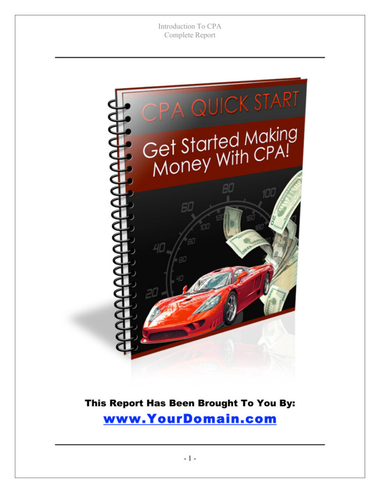 CPA Quick Start PDF Download – Unknown Author