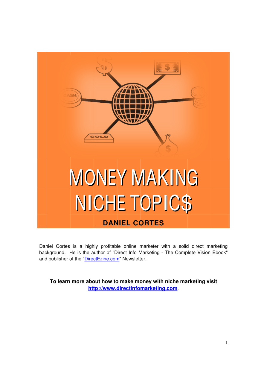 Daniel Corte Money Making Niche Topics PDF Download