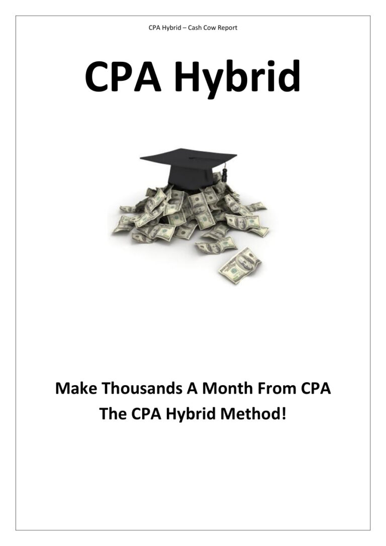 CPA Hybrid Cash Cow Report PDF Download – Unknown Author