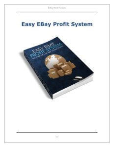 688f62d913a2e easy ebay profit system discover the easy way to ebay profits Kitap Kapağı