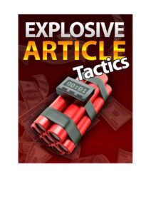 689058690818d explosive article tactics Kitap Kapağı