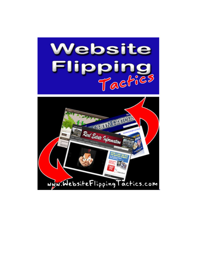 Website Flipping Tactics PDF Download – Unknown Author