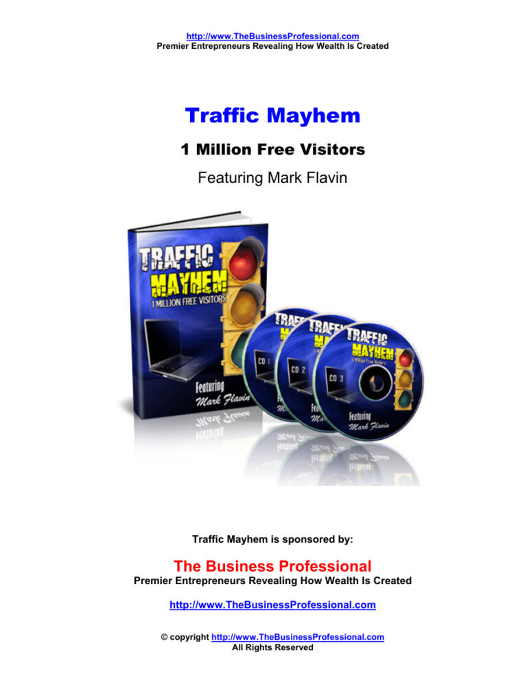 Traffic Mayhem PDF Download – Unknown Author