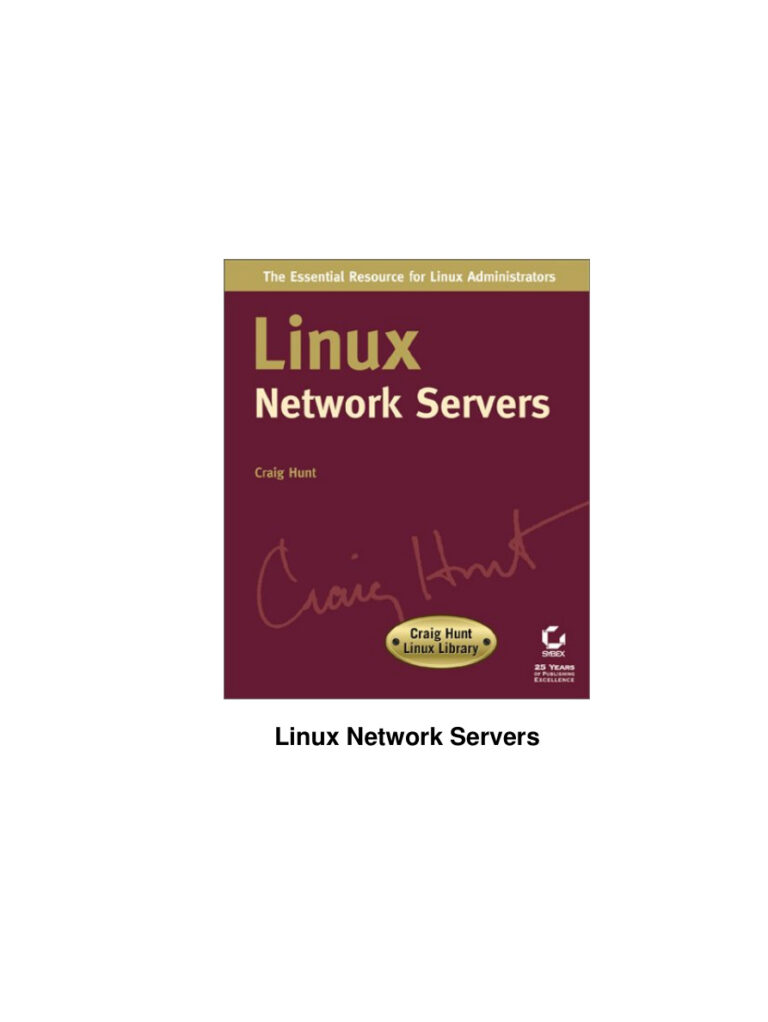 Linux Network Servers PDF Download – Craig Hunt