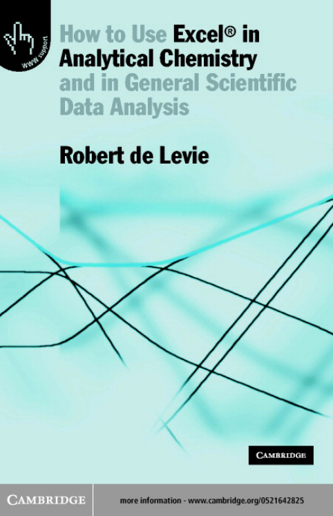 How to Use Excel in Analytical Chemistry PDF Download – Unknown Author