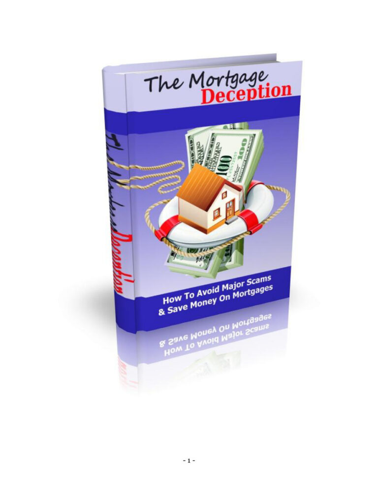 The Mortgage Deception PDF Download – Unknown Author