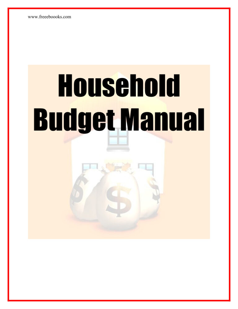 689520e4aceda household budget manual Kitap Kapağı
