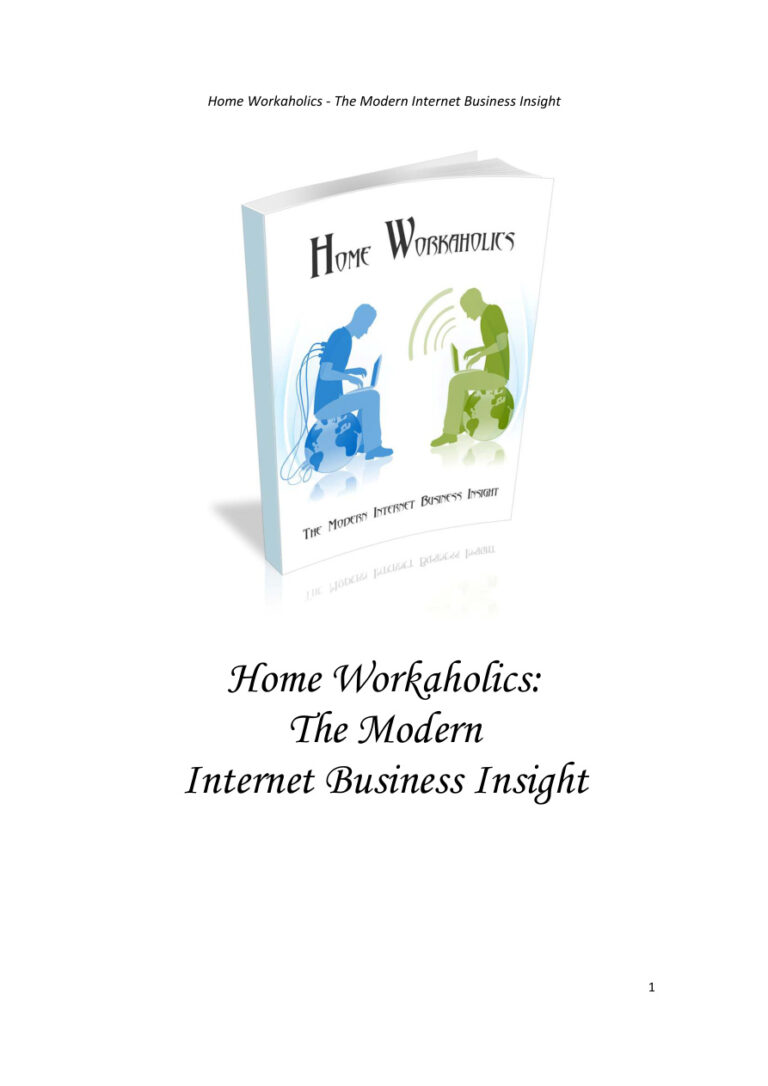 Home Workaholics PDF Download – Unknown Author