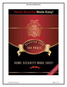 6895a0346f246 home security made easy Kitap Kapağı