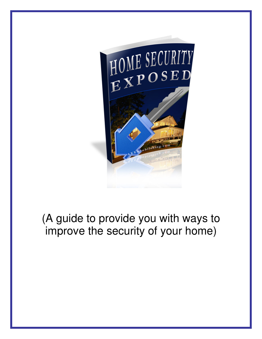 Home Security Exposed PDF Download