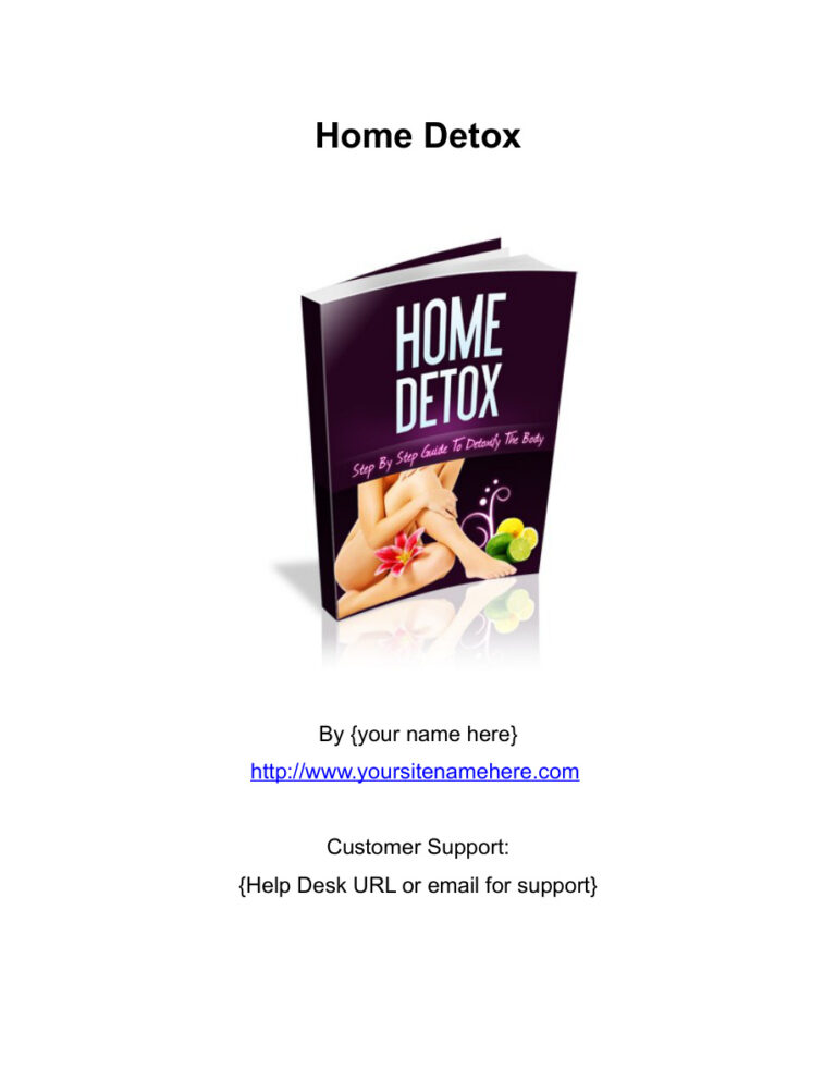 Home Detox PDF Download – Unknown Author