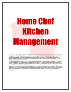 6896310596902 home chef kitchen management tips and tricks to help you save money Kitap Kapağı