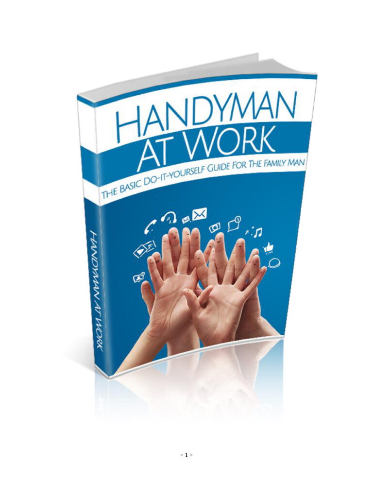 689638a068f29 handyman at work the basic do it yourself guide for family man Kitap Kapağı