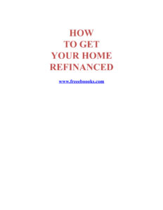 68964c37341ce get your home refinanced the easy way Kitap Kapağı