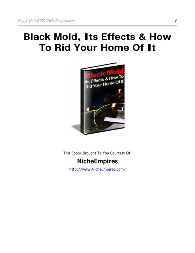 Black Mold PDF Download – Unknown Author