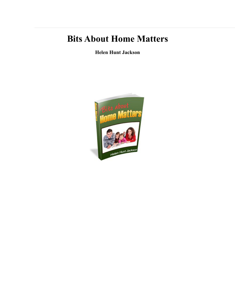 Bits About Home Matters PDF Download