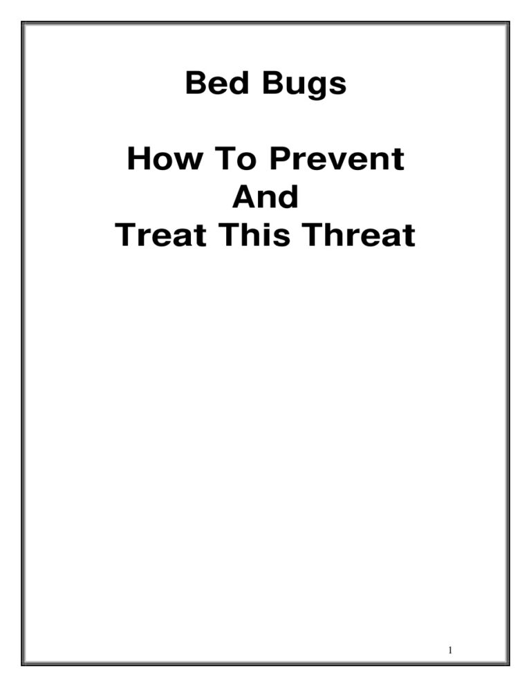 68984b91915e6 bed bugs how to prevent and treat this threat Kitap Kapağı