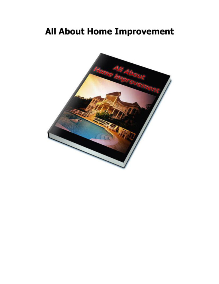 689854bb4ae4f all about home improvement Kitap Kapağı