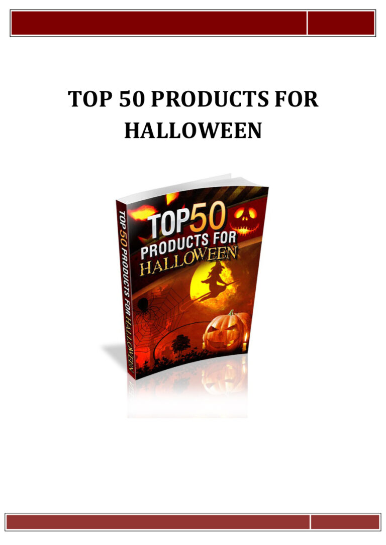 Top 50 Products for Halloween PDF Download – Unknown Author