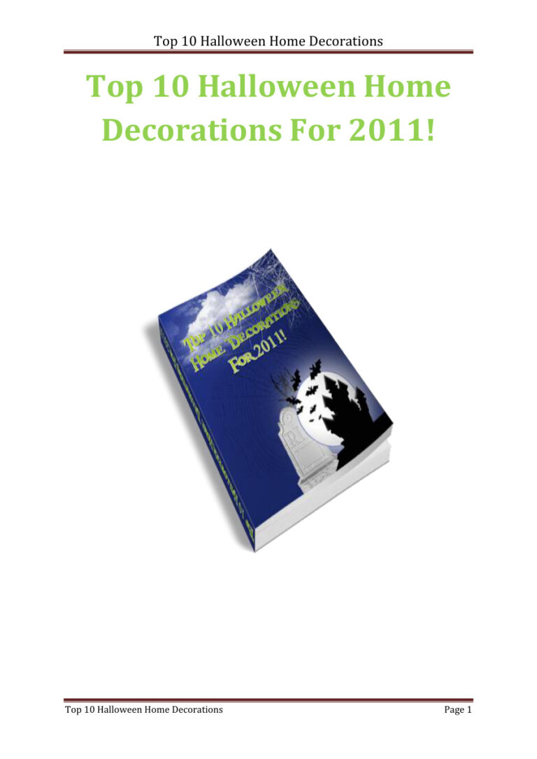 68999add24fbe top 10 halloween home decorations Kitap Kapağı